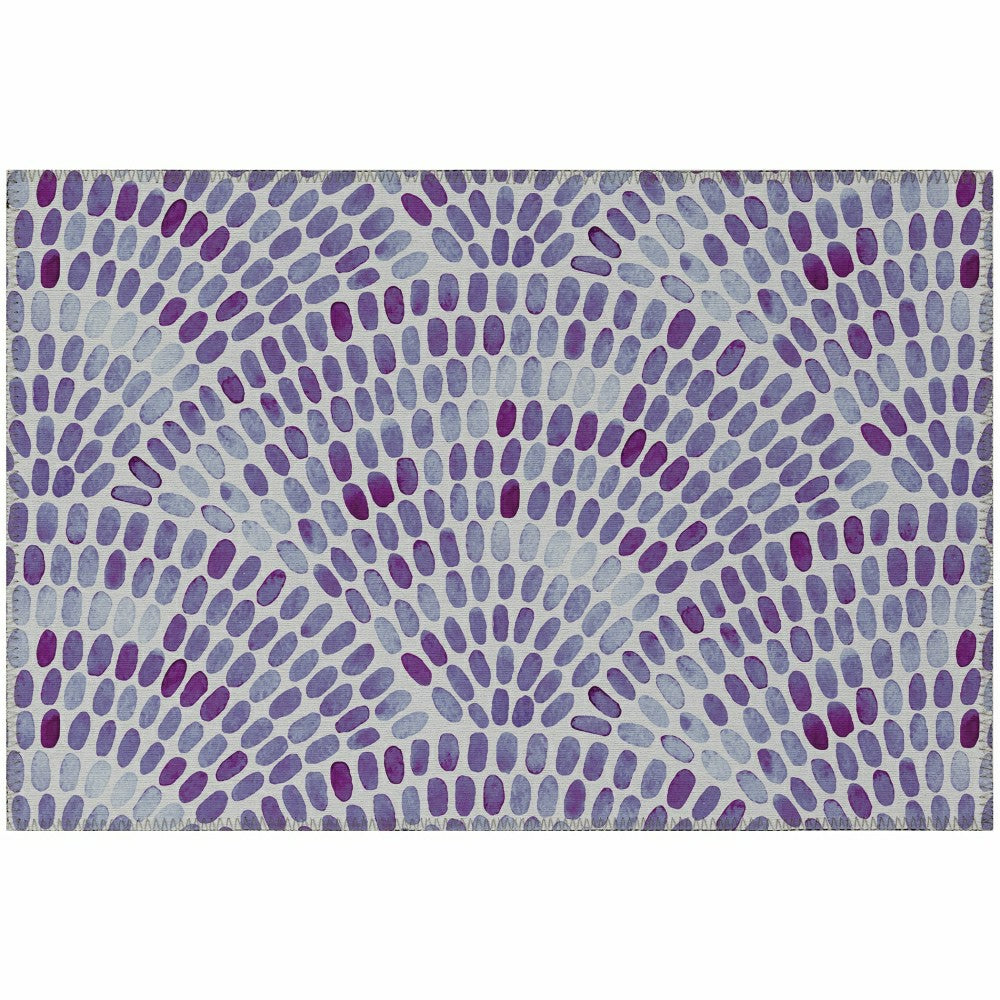 Plow & Hearth Seabreeze Mosaic Polyester Area Rug