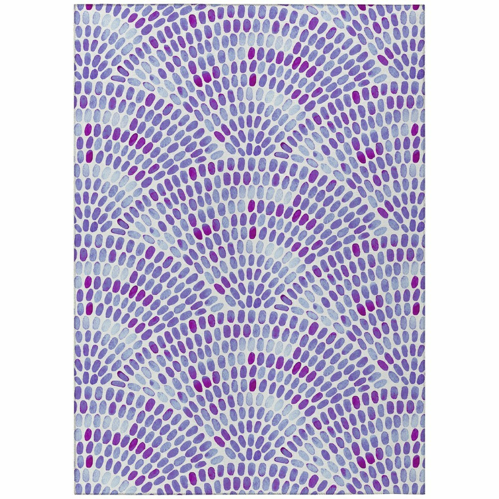 Plow & Hearth Seabreeze Mosaic Polyester Area Rug