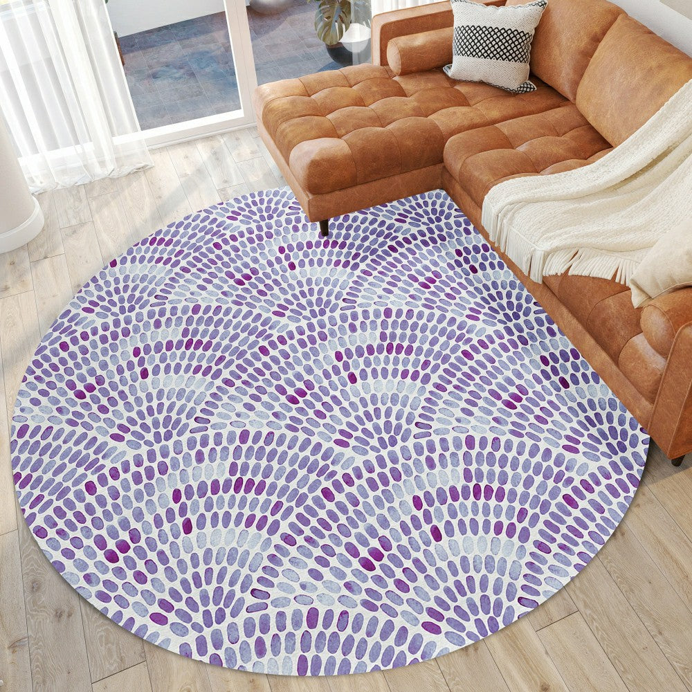 Plow & Hearth Seabreeze Mosaic Polyester Area Rug
