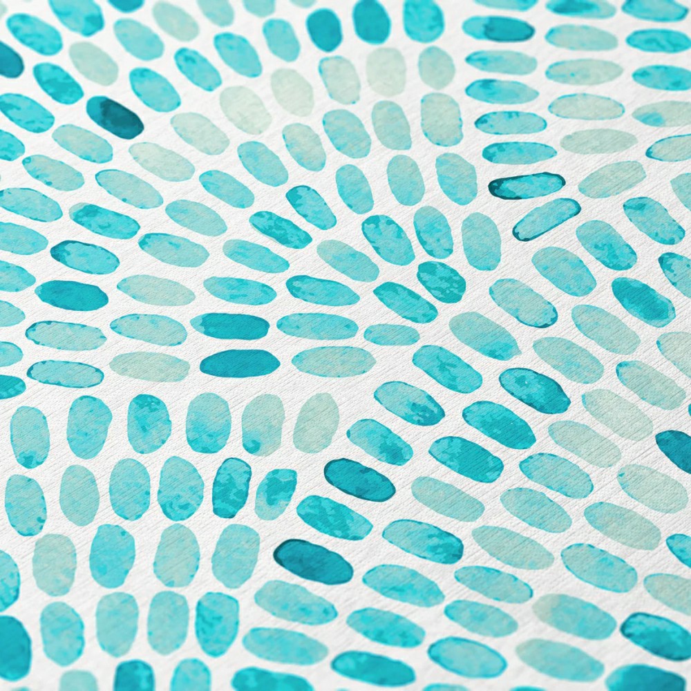Plow & Hearth Seabreeze Mosaic Polyester Area Rug