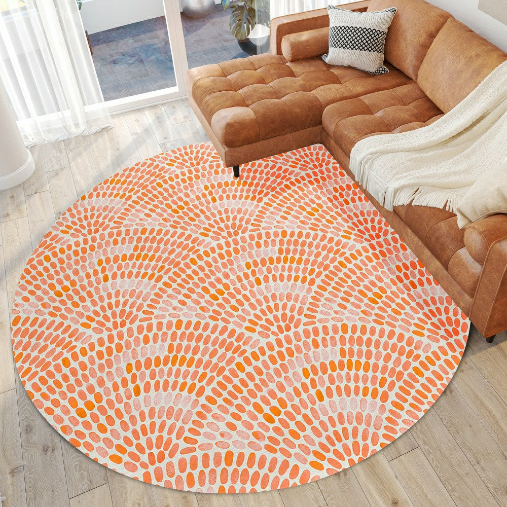 Plow & Hearth Seabreeze Mosaic Polyester Area Rug