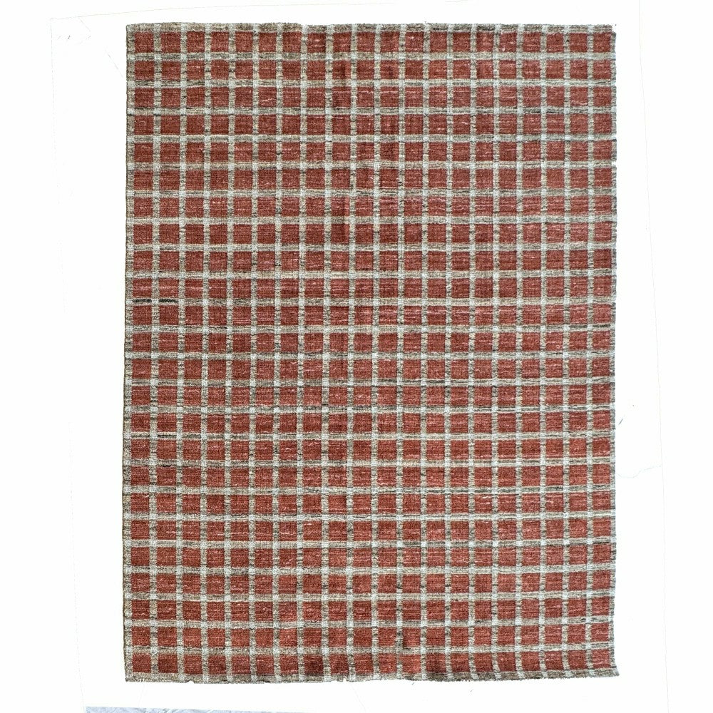 Plow & Hearth Tattersall Wool Area Rug