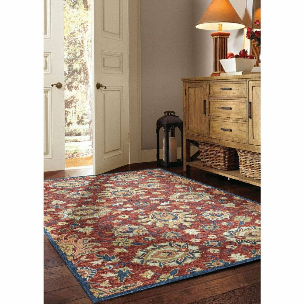 Plow & Hearth Avanti Keshan Wool Area Rug