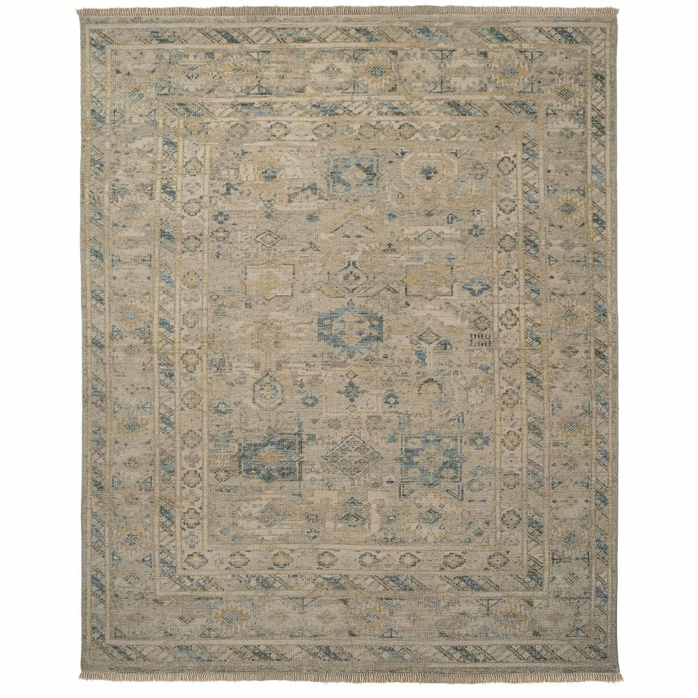 Plow & Hearth Braymore Barrett Wool Area Rug