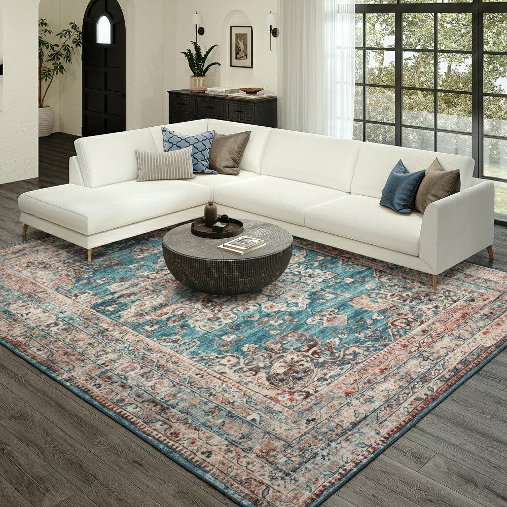 Plow & Hearth Jericho Riviera Polyester Area Rug