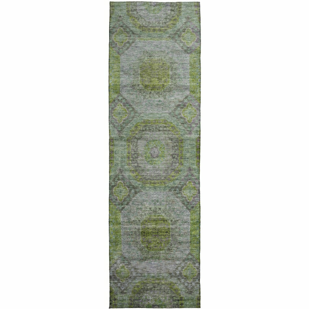 Plow & Hearth Karaj Circles Polyester Area Rug