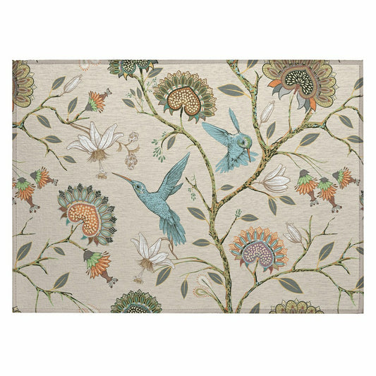 Plow & Hearth Kendall Birds Polyester Area Rug
