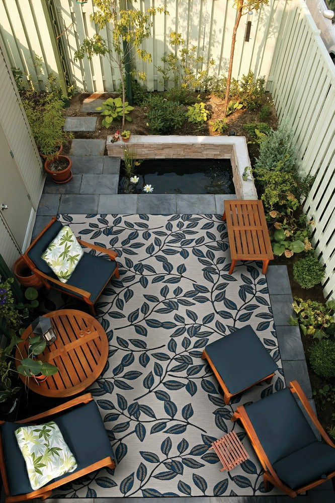 Plow & Hearth Dolce Summer Ivy Indoor/Outdoor Area Rug
