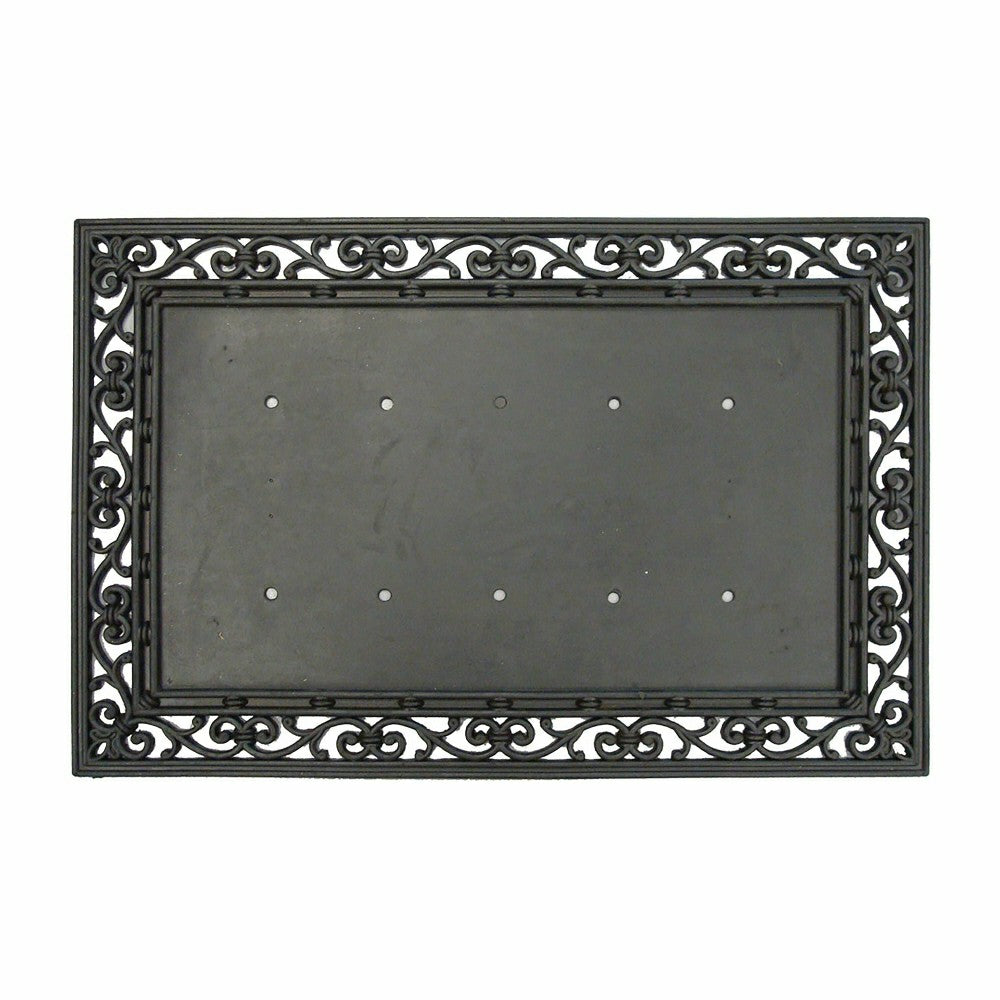 Plow & Hearth Swirl Coir Mat Tray