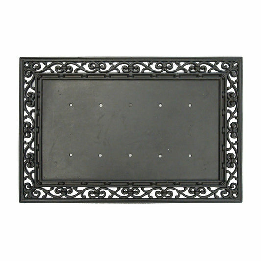 Plow & Hearth Swirl Coir Mat Tray