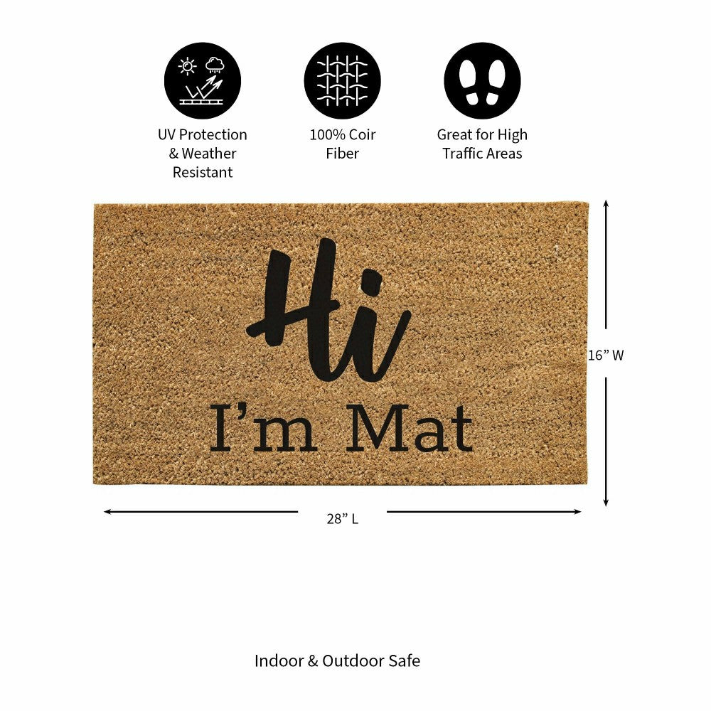 Plow & Hearth Hi I'm Mat Coir Mat