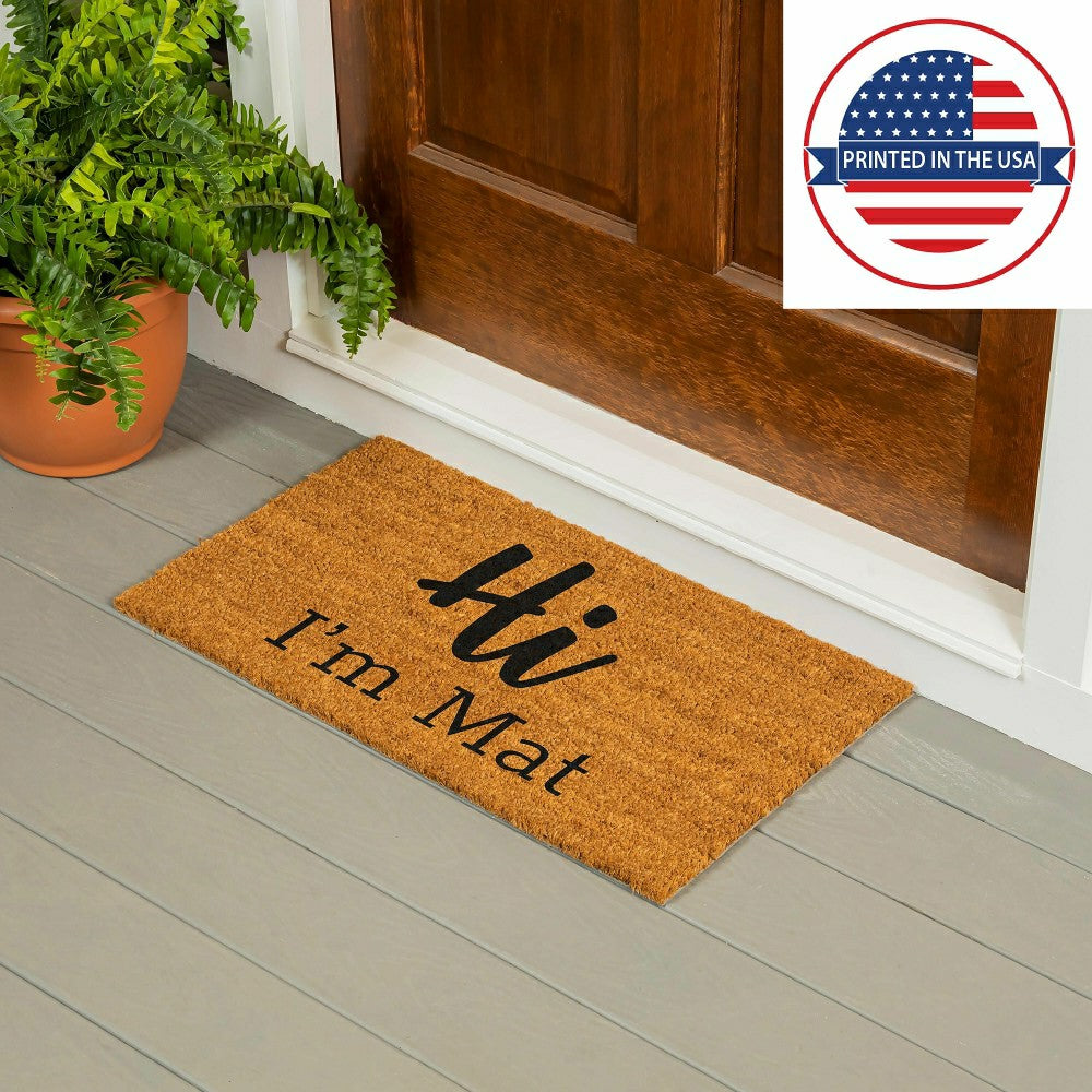 Plow & Hearth Hi I'm Mat Coir Mat