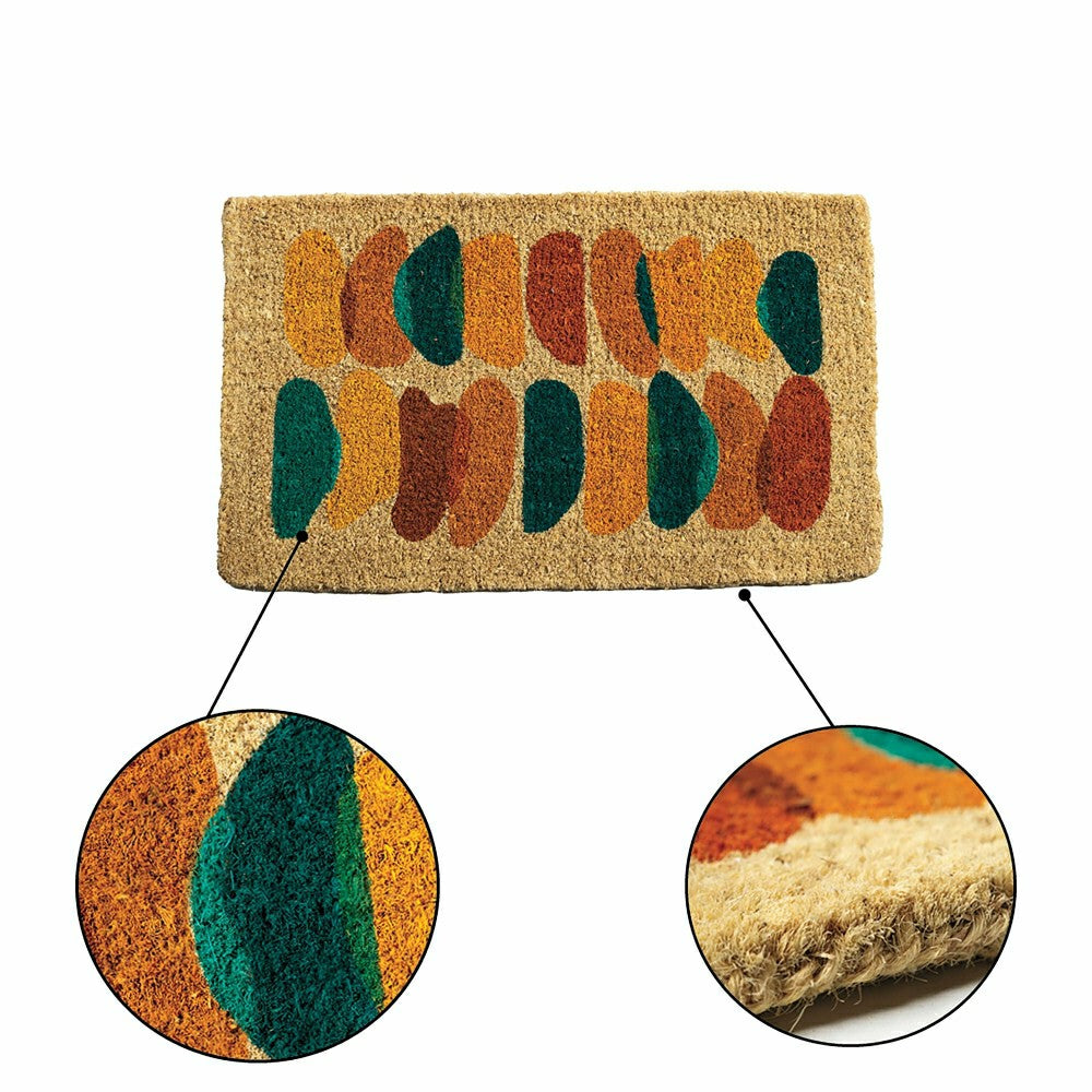 Plow & Hearth Painter's Palette Coir Door Mat