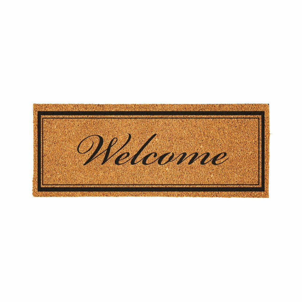 Plow & Hearth Large Format Welcome Coir Mat, 2' x 5'