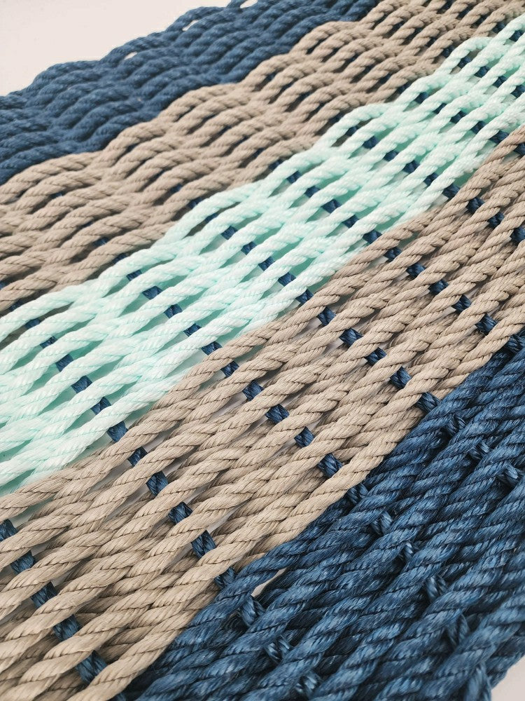Plow & Hearth Five Stripe Rope Mat