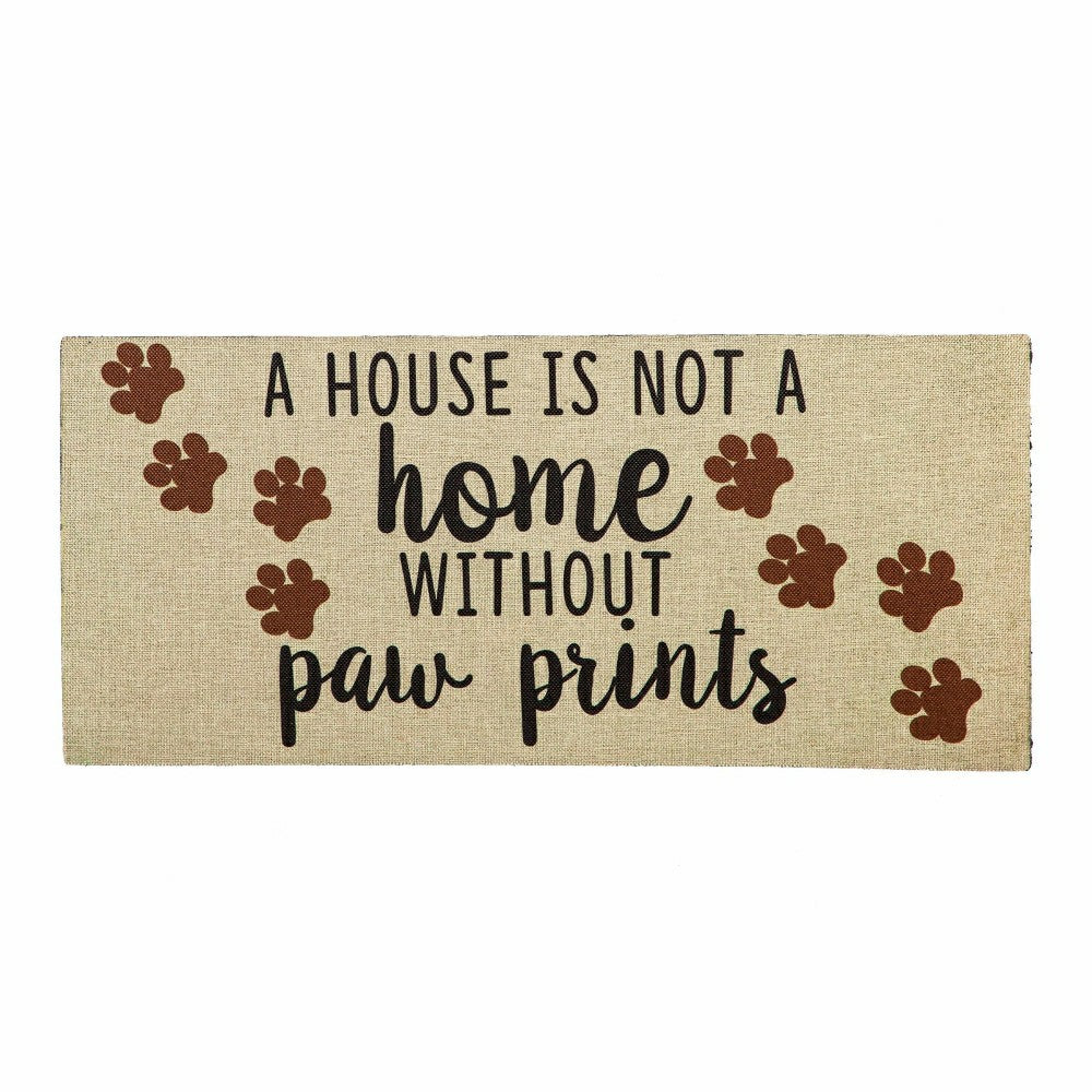 Plow & Hearth Sassafras Paw Print Set of 4 (43BM007+43201+431125+43N1634)