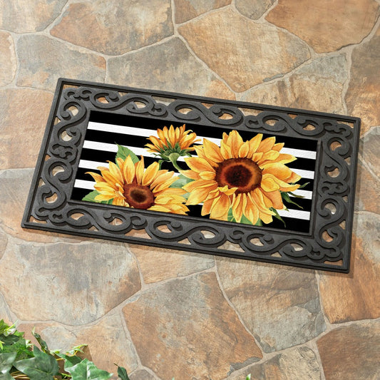 Plow & Hearth Home Sweet Mushroom Home Sassafras Switch Mat