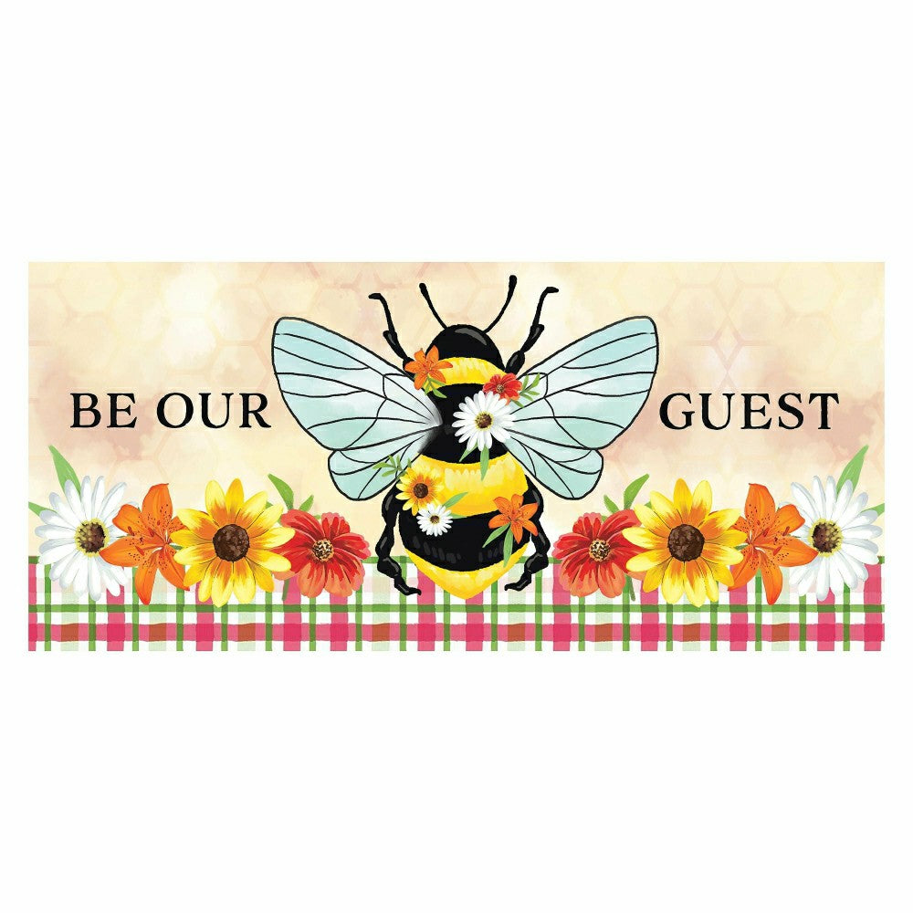 Plow & Hearth Bee Summer Sassafras Switch Mat