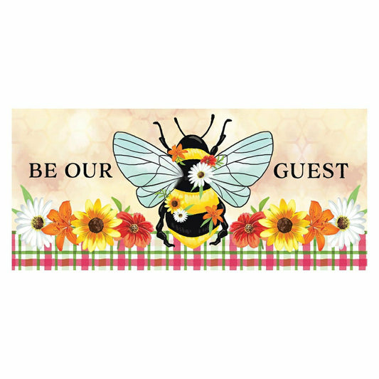Plow & Hearth Bee Summer Sassafras Switch Mat