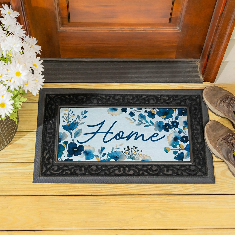 Plow & Hearth VivaStyle Gilded Meadow Sassafras Switch Mat, 22"Lx10"H