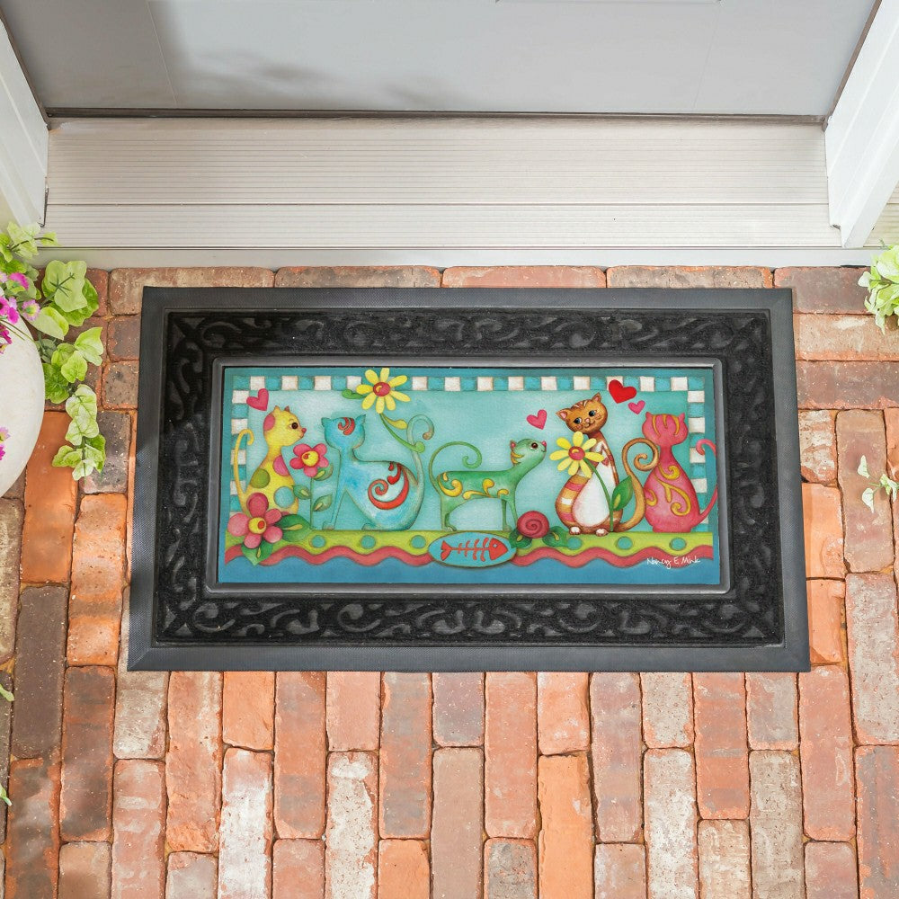 Plow & Hearth Purr-Fect Day Sassafras Switch Mat
