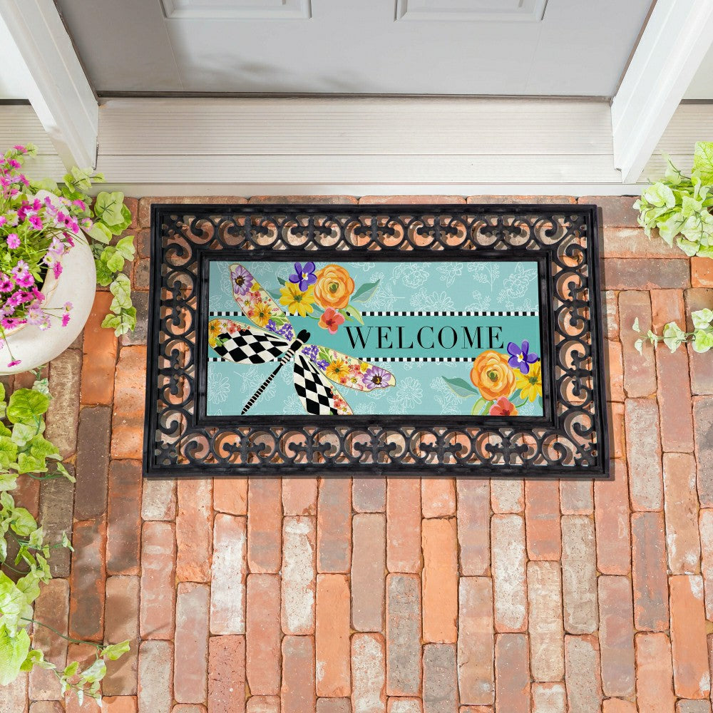 Plow & Hearth Mack Childs Dragonfly Sassafras Switch Mat