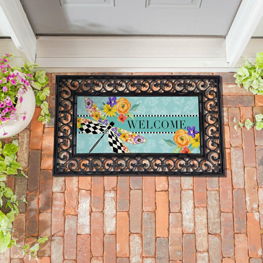 Plow & Hearth Mack Childs Dragonfly Sassafras Switch Mat