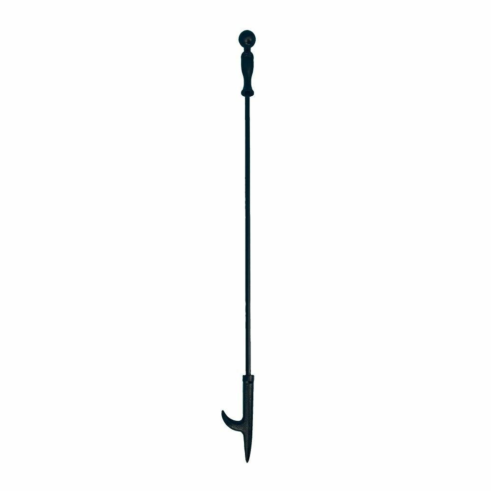 Plow & Hearth Fireside Poker with Ball Handle