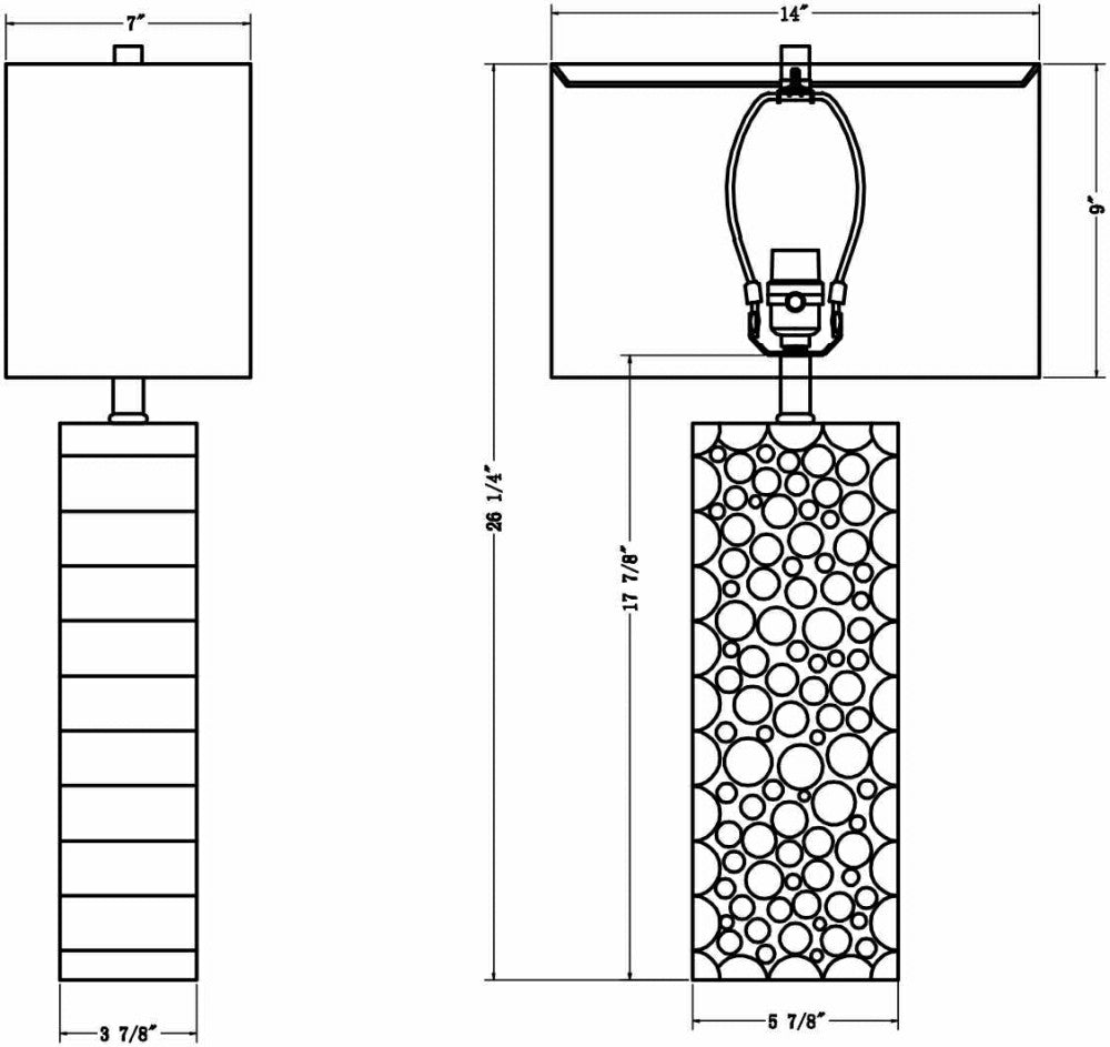 Plow & Hearth Pendlebury Table Lamp
