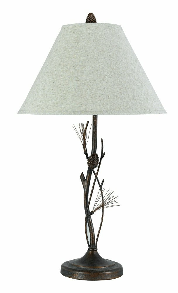 Plow & Hearth Pine Twig Iron Table Lamp