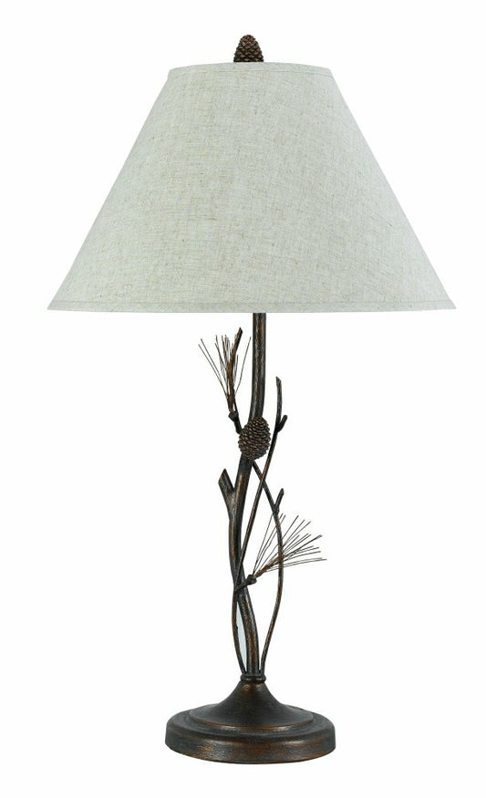 Plow & Hearth Pine Twig Iron Table Lamp