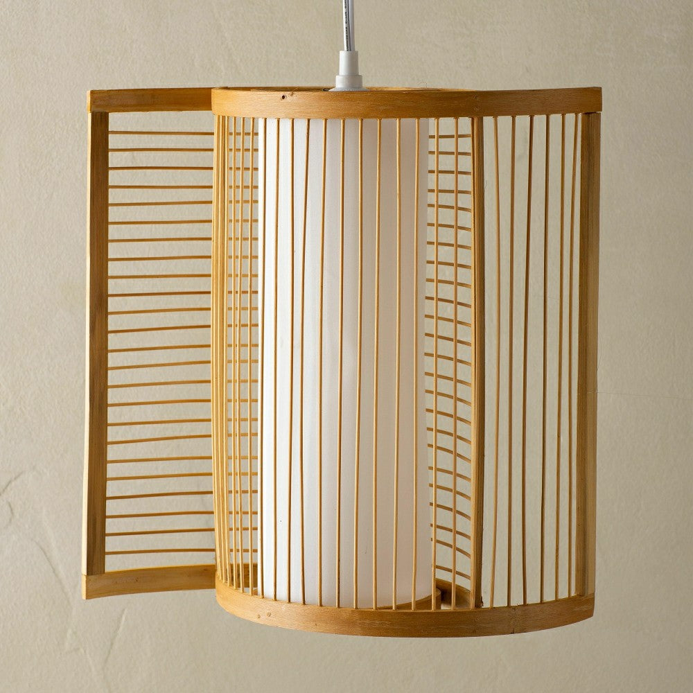 Plow & Hearth Bamboo Hanging Light