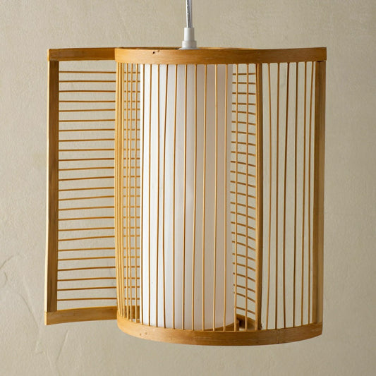 Plow & Hearth Bamboo Hanging Light