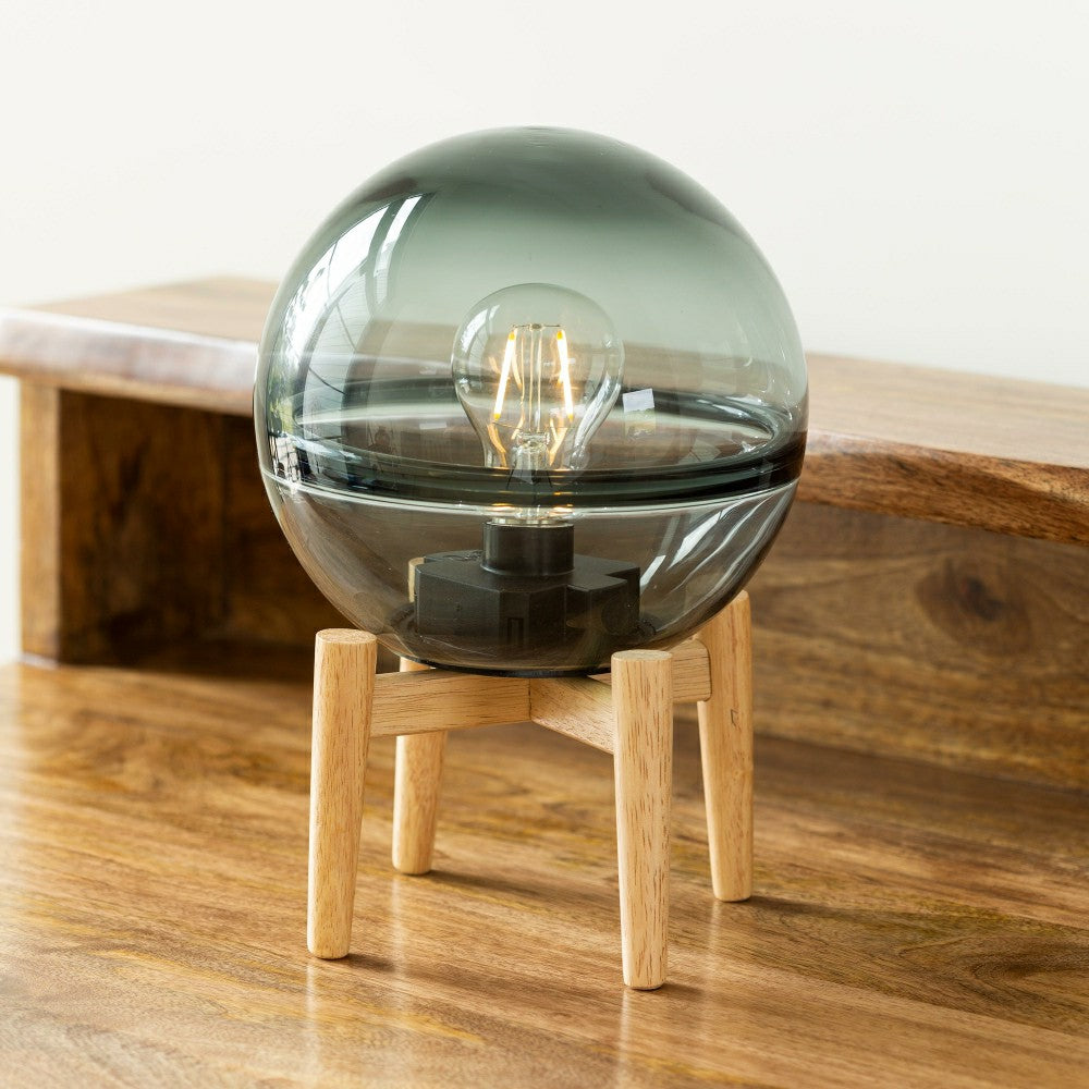 Plow & Hearth Glass Desk Lamp