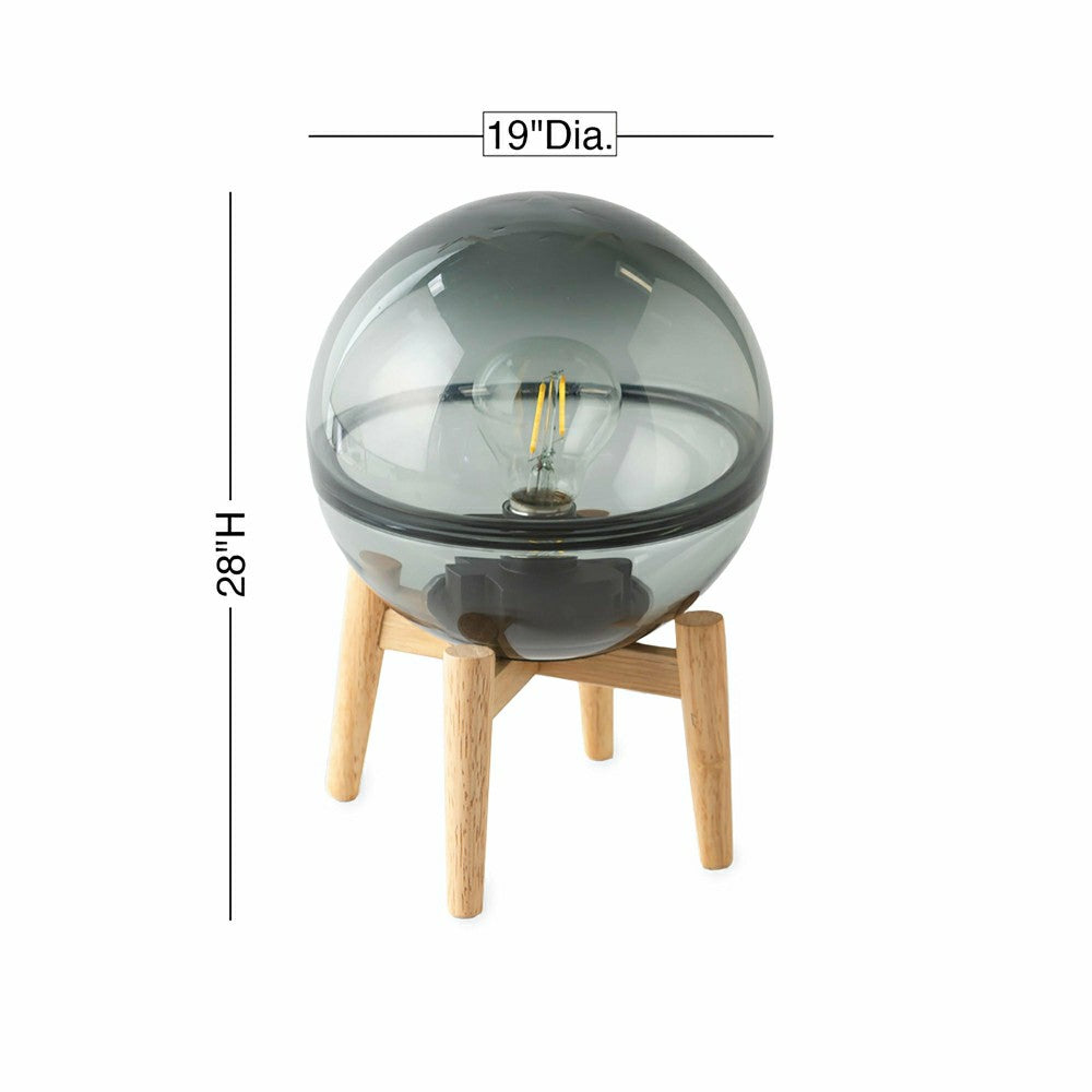 Plow & Hearth Glass Desk Lamp