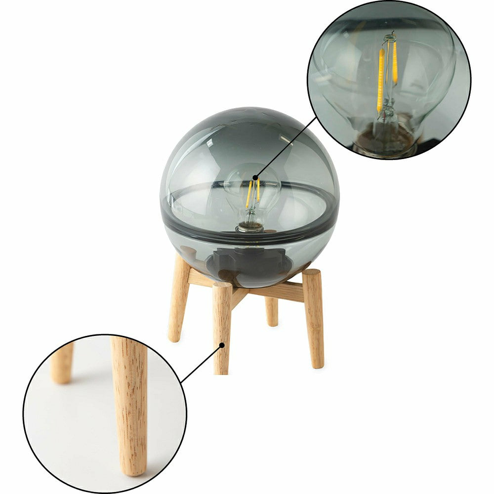 Plow & Hearth Glass Desk Lamp