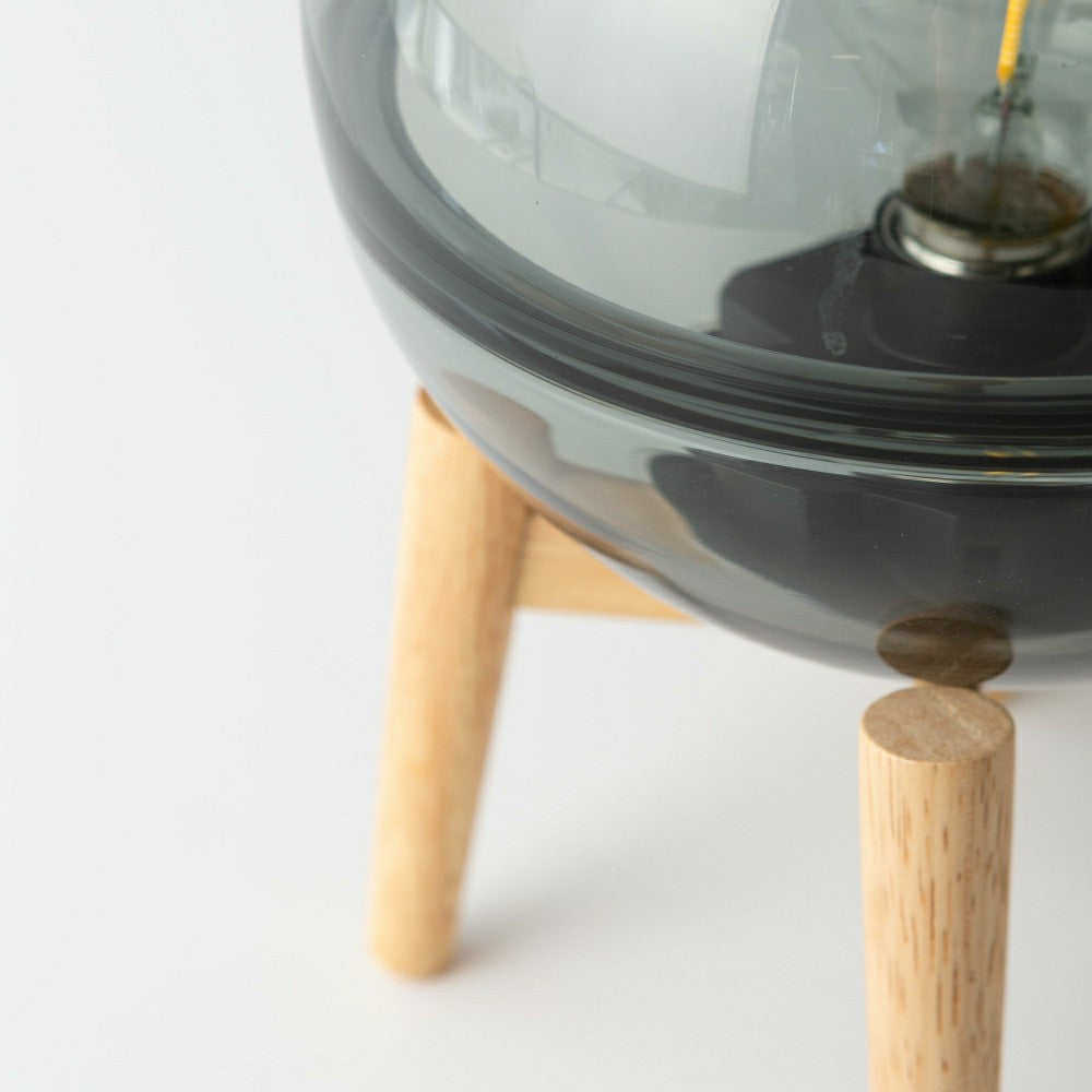 Plow & Hearth Glass Desk Lamp