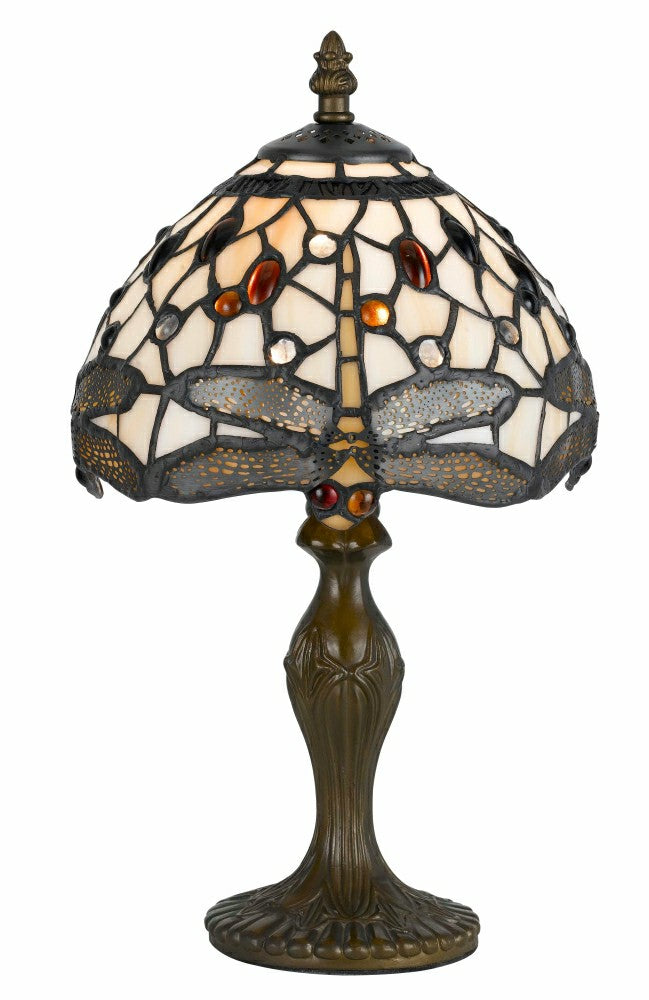 Plow & Hearth Tiffany Dragonfly Lamp with Zinc Base