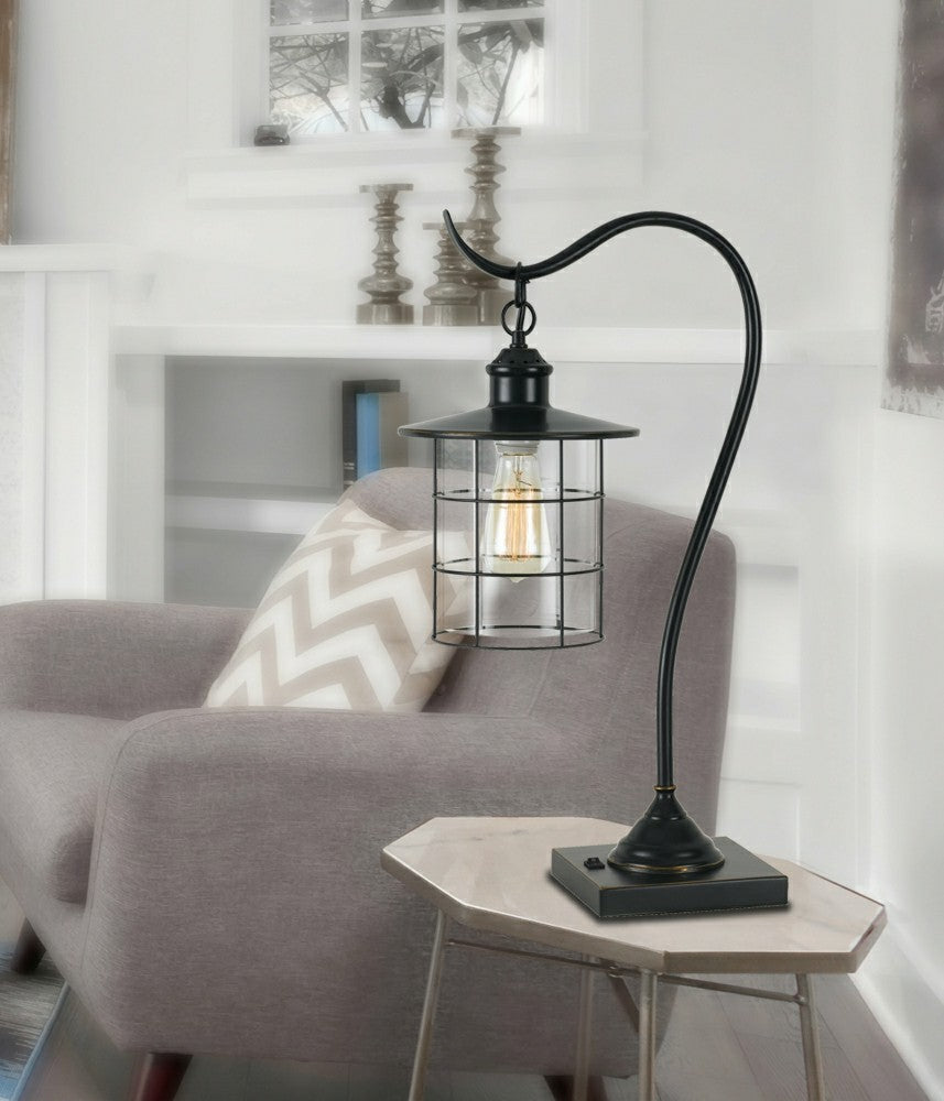 Plow & Hearth Silverton Desk Lamp (Edison Bulb included)