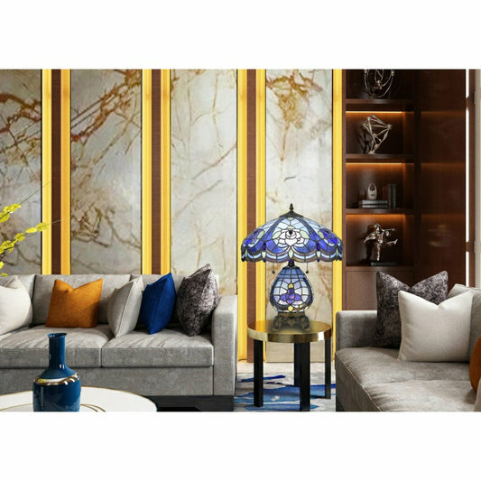 Plow & Hearth Victorian Bloom Table Lamp With Night Light