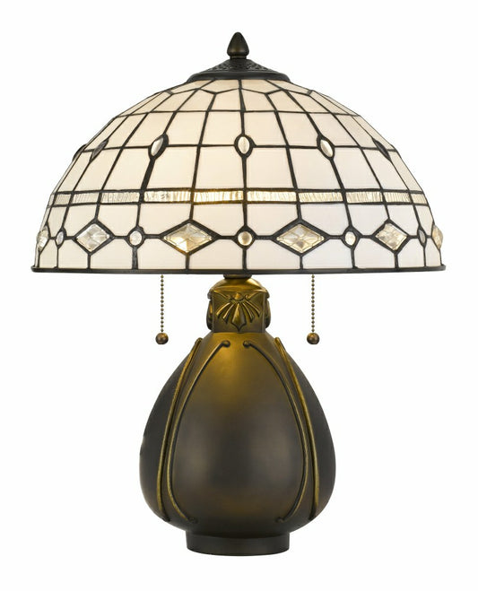 Plow & Hearth Cathedral Diamond Table Lamp