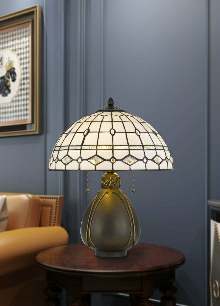 Plow & Hearth Cathedral Diamond Table Lamp