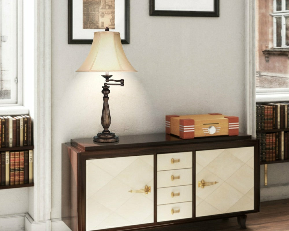 Plow & Hearth Swing Arm Table Lamp