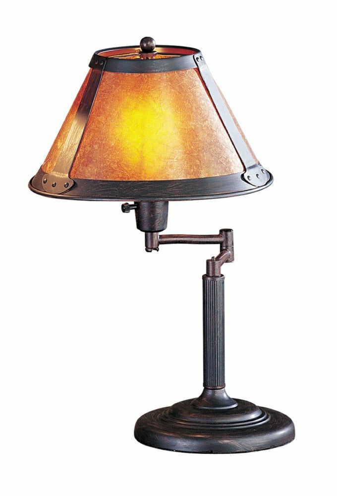 Plow & Hearth Swing Arm Mica Desk Lamp