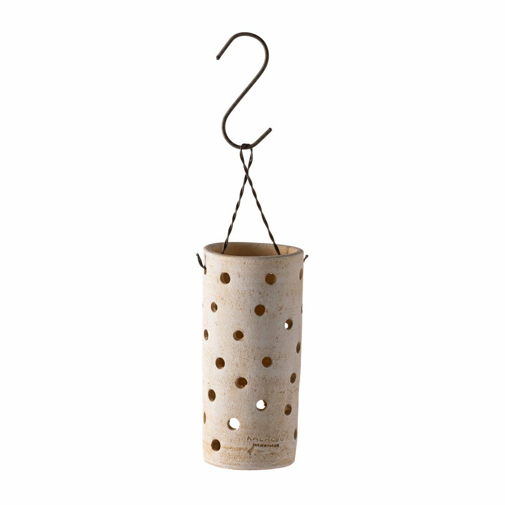 Plow & Hearth Clay Hanging Candle Lantern