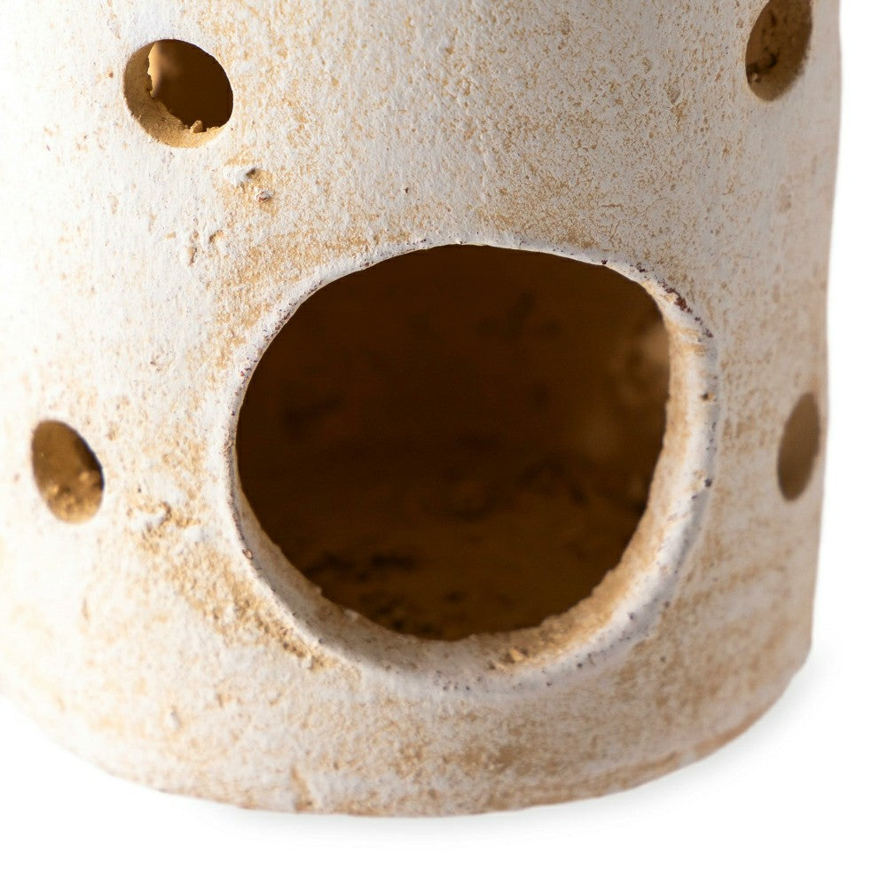 Plow & Hearth Clay Hanging Candle Lantern