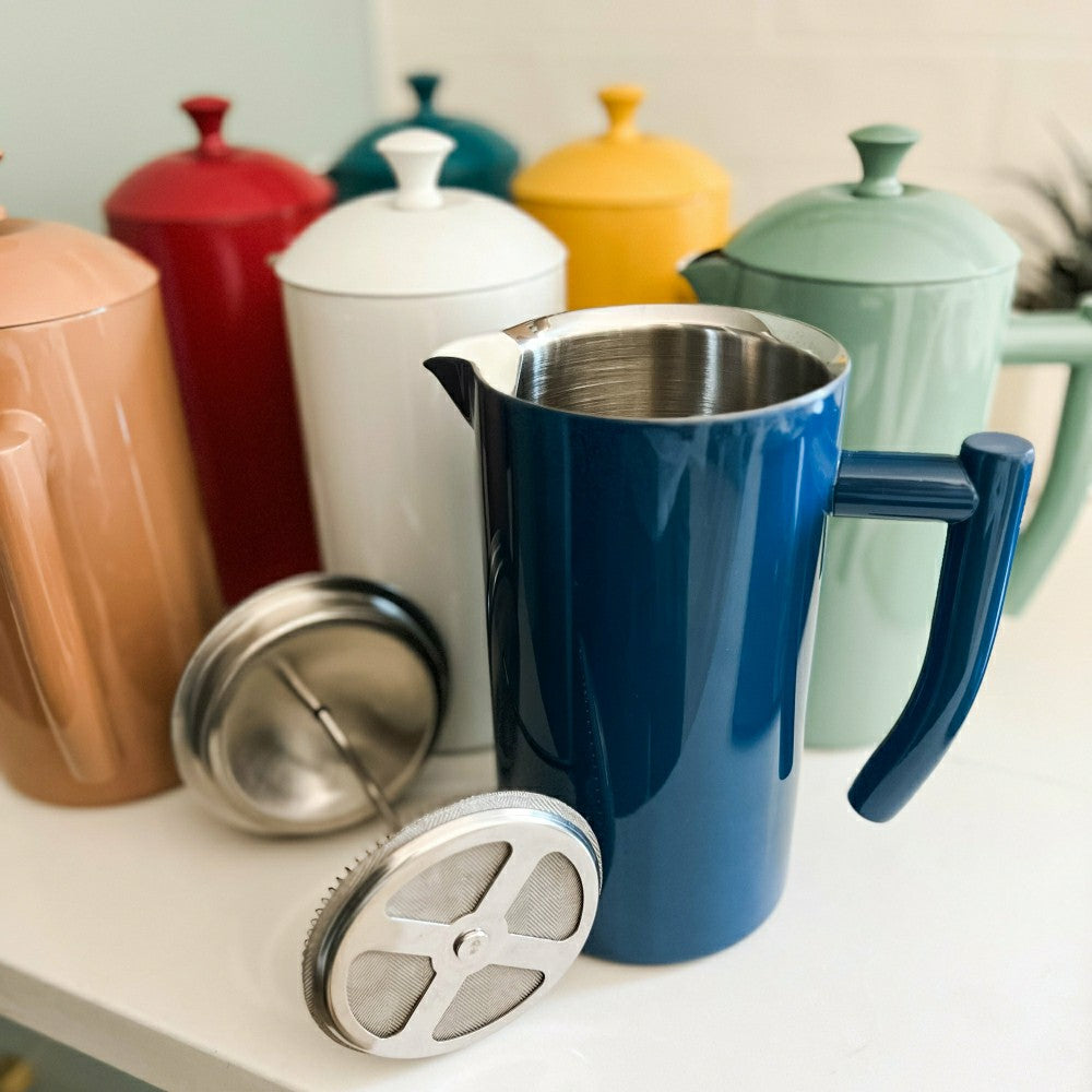 Plow & Hearth Double-Walled Colored French Press