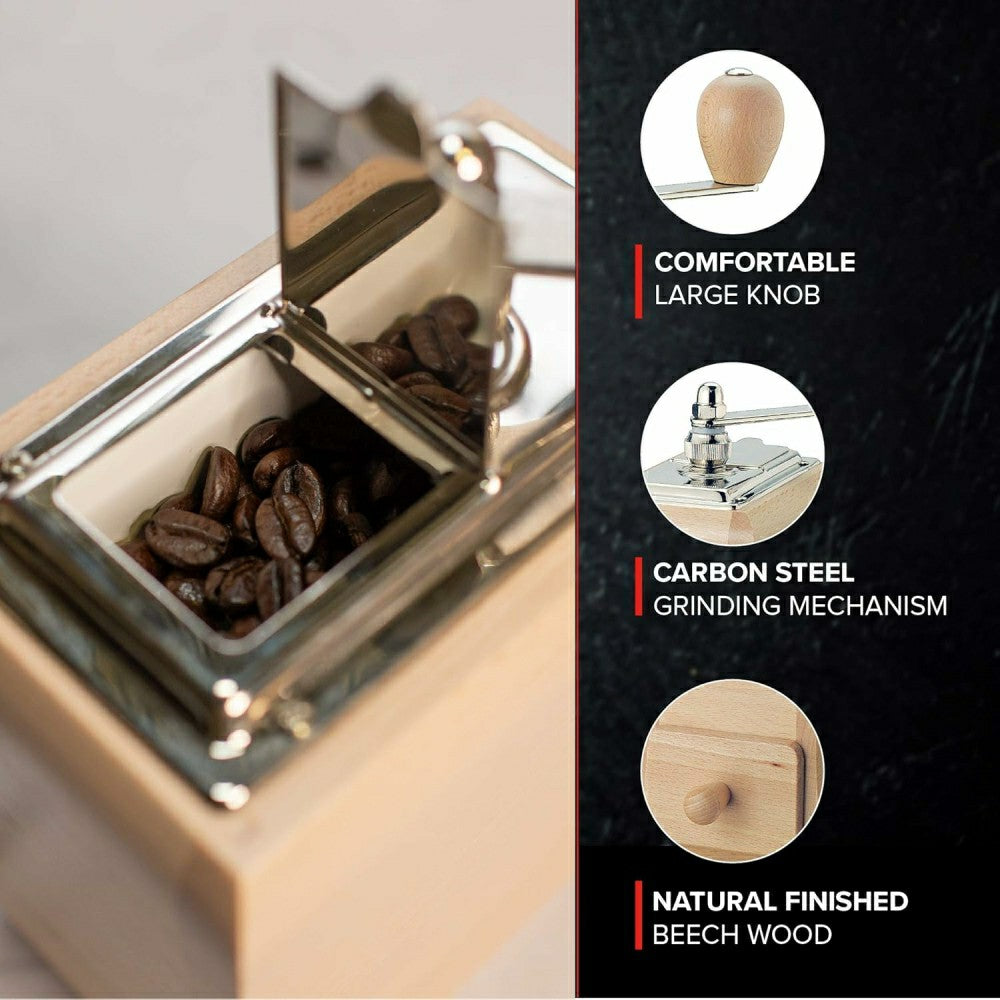 Plow & Hearth Coffee Mill "Santiago"