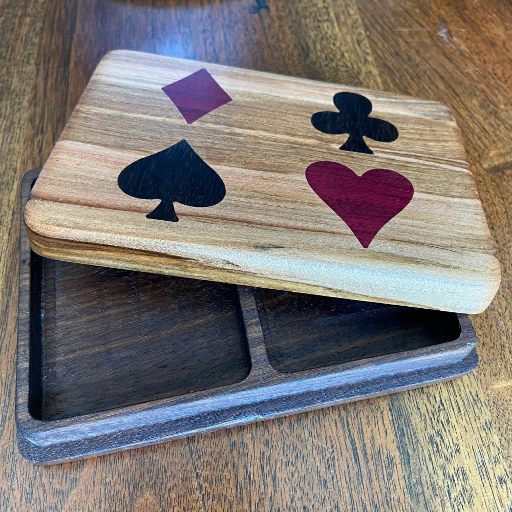 Plow & Hearth Handmade Bridge Set Box With Inlay