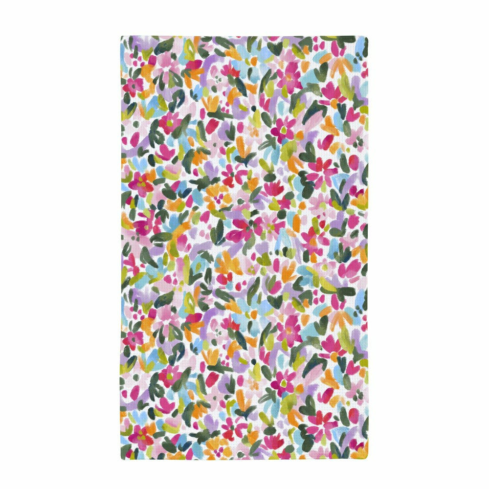 Plow & Hearth Hop Into Spring Kitchen Towel Quick Dry Waffle Weave Double-Sided, In